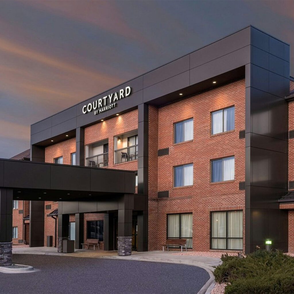 Courtyard Marriott Louisville CO hotel architect GEM Studio design