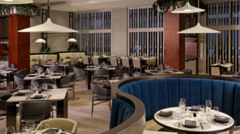 Edge Steakhouse Four Seasons Hotel Denver restaurant interior architect GEM Studio