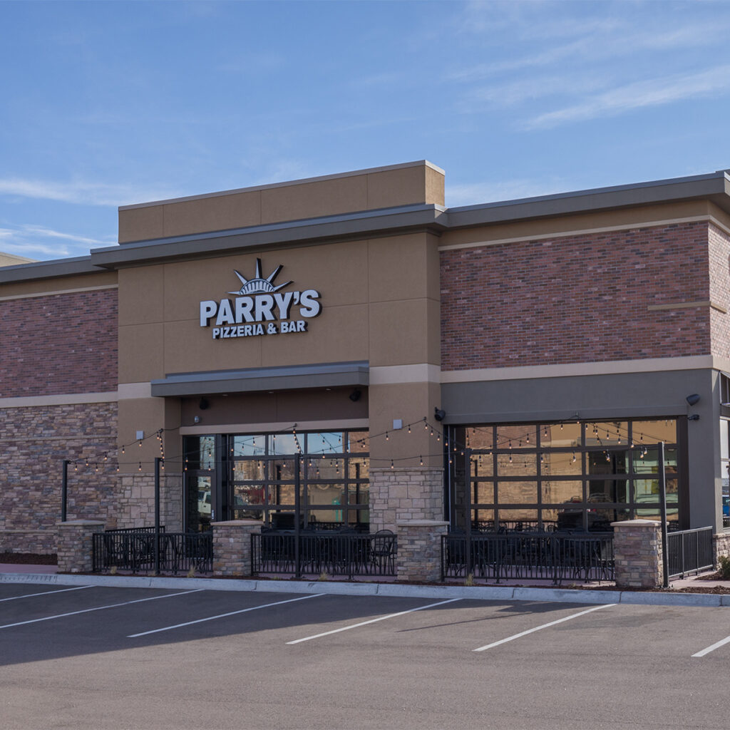 Parrys Pizzeria restaurant interior design GEM Studio Loveland CO