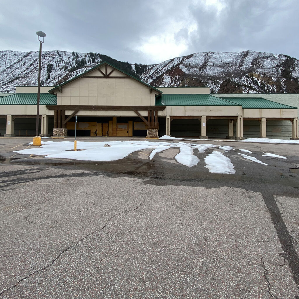 Large format retail renovation architect Colorado mountain community