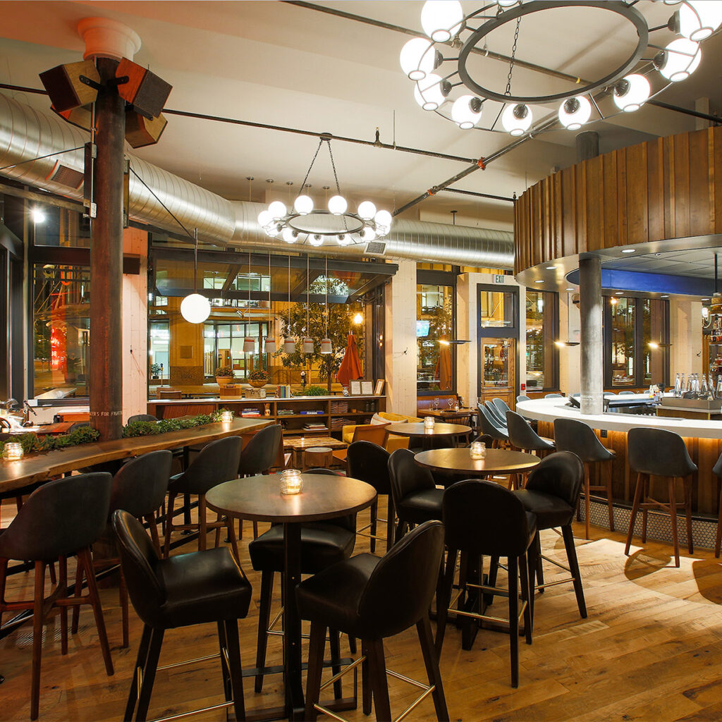 Urban Farmer restaurant interior architect design Oxford Hotel Denver CO