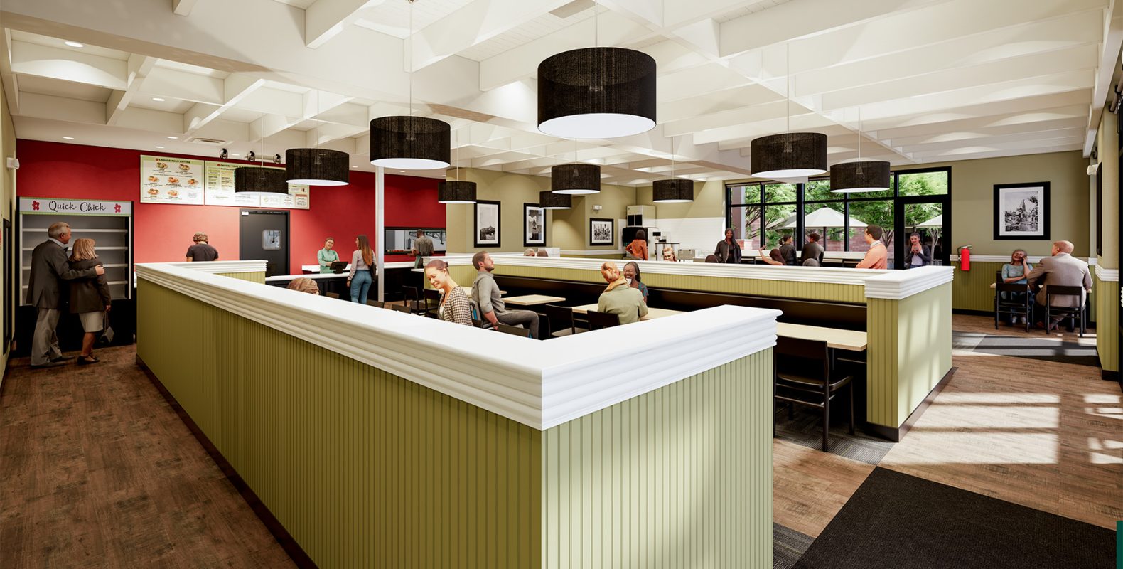 Chicken Salad Chick Greenwood Village CO restaurant interior architect GEM Studio
